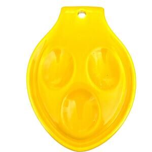 Kenilworth Harlequin 3 Spoon Rest Yellow RARE